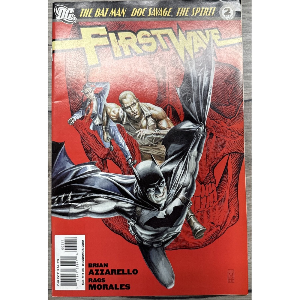 First Wave #2 (DC Comics, 2010) Batman Doc Savage The Spirit – Azzarello